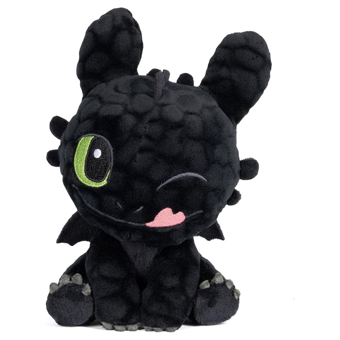How to Train Your Dragon: Toothless with Tongue Smile Expression 7" Plush 