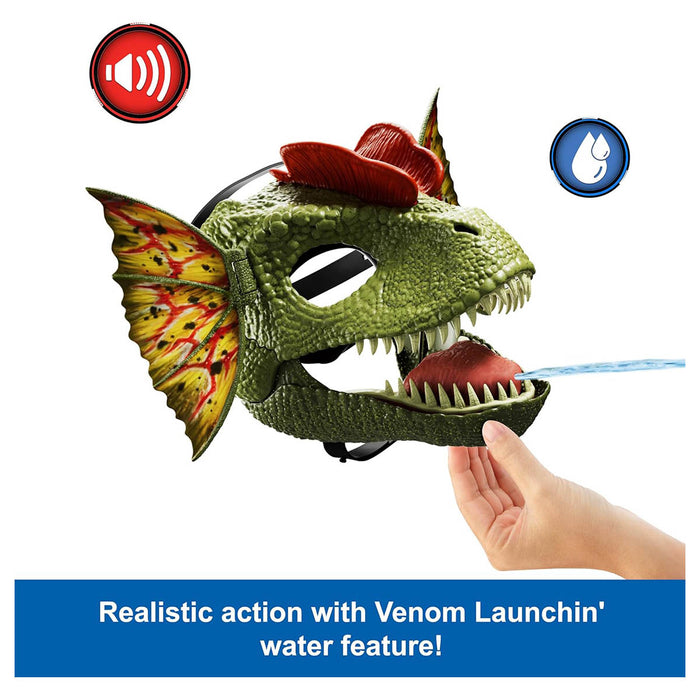 Jurassic World: Chaos Theory Venom Launchin’ Dilophosaurus Mask