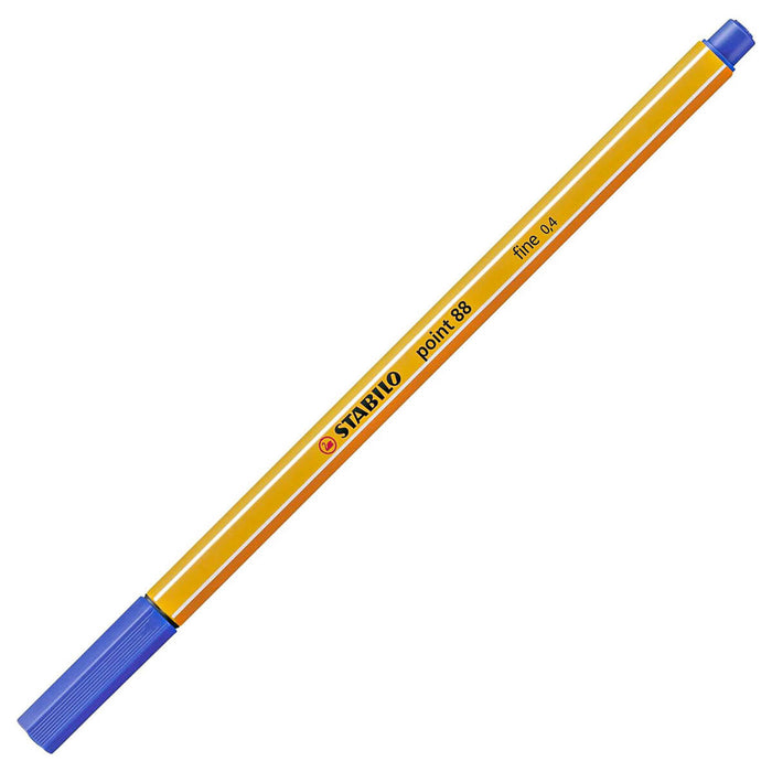 STABILO point 88 fineliner Blue Pen (3 pack)