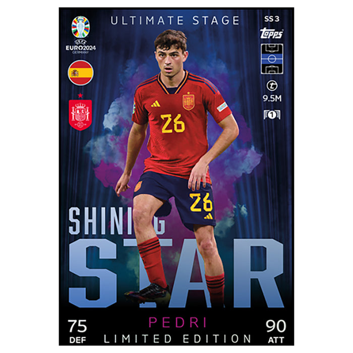 Pedri Shining Star Match Attax Card