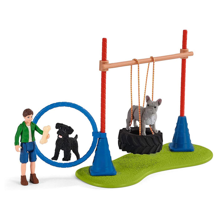 Schleich Farm World Puppy Agility Training Playset
