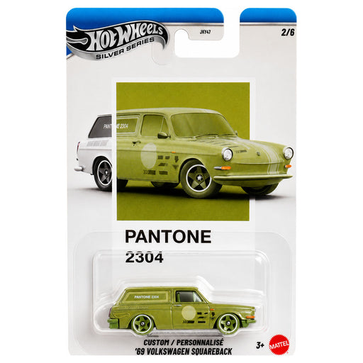 Hot Wheels Silver Series Pantone 2304 Custom '69 Volkswagen Squareback Car 2/6