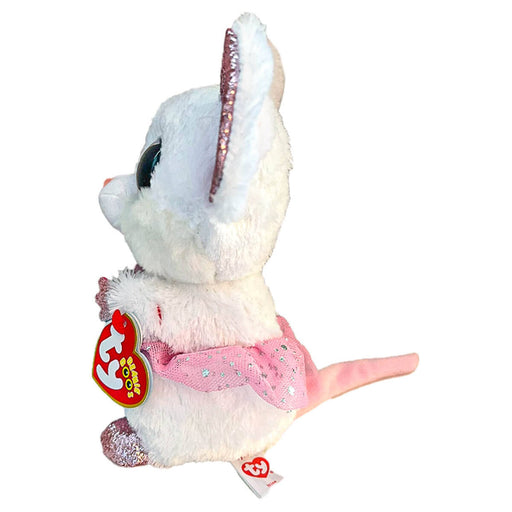 Ty Beanie Boos Nina White Ballerina Mouse 6" Plush