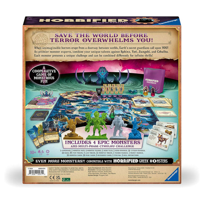 Horrified: World of Monsters Board Game