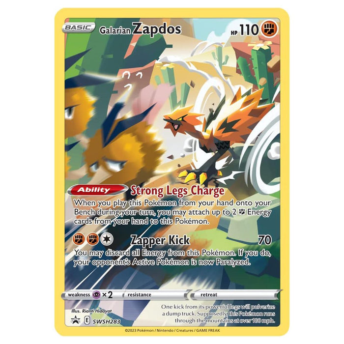Pokémon Trading Card Game: Sword & Shield 12.5: Crown Zenith: Galarian Zapdos Tin