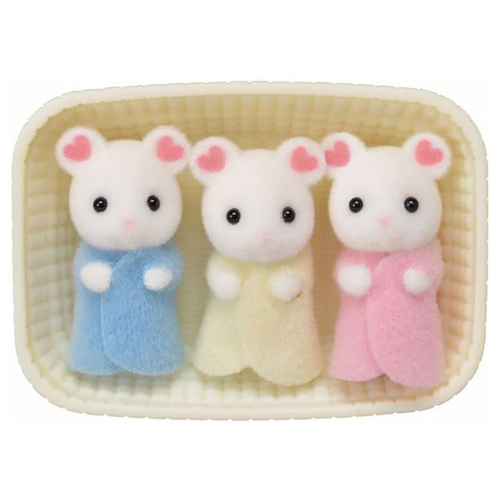 Sylvanian Families Marshmallow Mouse Triplets Set