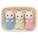 Sylvanian Families Marshmallow Mouse Triplets Set