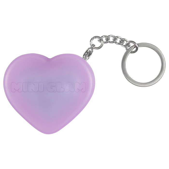 Mini Glam Heart Glitter Balm Friendship Bracelet Keychain