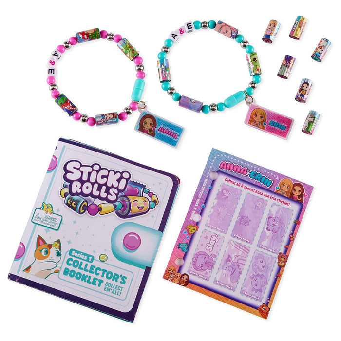 Sticki Rolls Anna & Erin BFF Bracelets Set