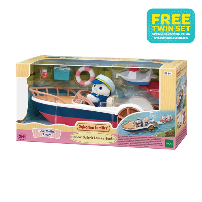 Sylvanian Families Seal Sailor's Leisure Boat Playset