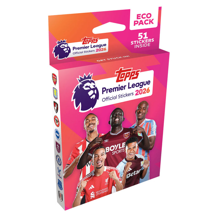 Topps Premier League 2026 Official Stickers Eco Pack