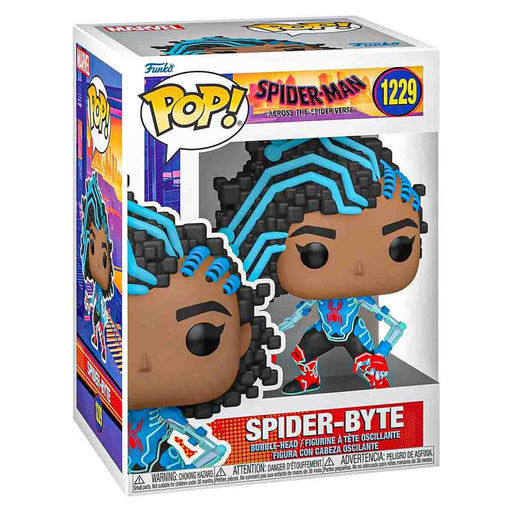 Funko Pop! Spider-Man: Across the Universe: Spider-Byte Bobble-Head Figure #1229