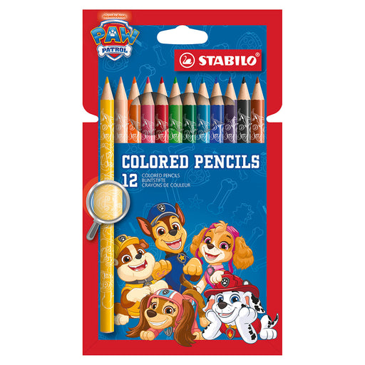 STABILO PAW Patrol Coloured Pencils Assorted Colours (12 Pack)