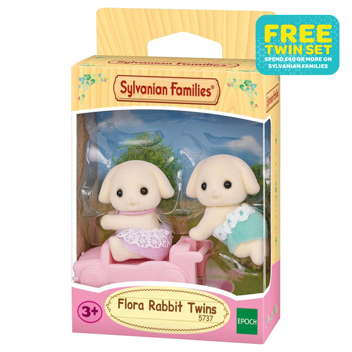 Sylvanian Families Flora Rabbit Twins Set