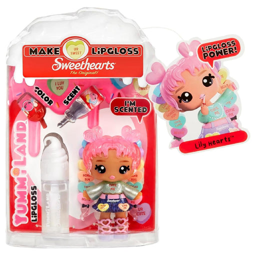 Yummiland Sweethearts Lily Hearts Doll Lip Gloss Kit 