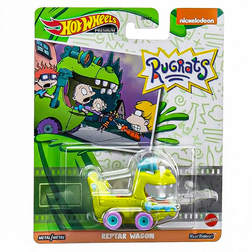 Hot Wheels Premium Rugrats Reptar Wagon Vehicle