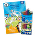 Staedtler Football, Friends & Colouring Fun Book and Pencils Set