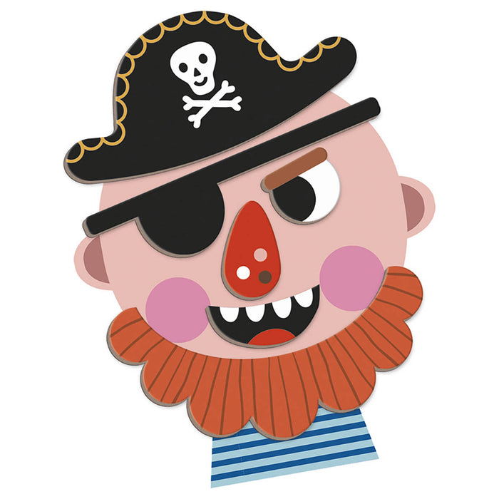 Janod Boy's Crazy Faces Magnéti'Book