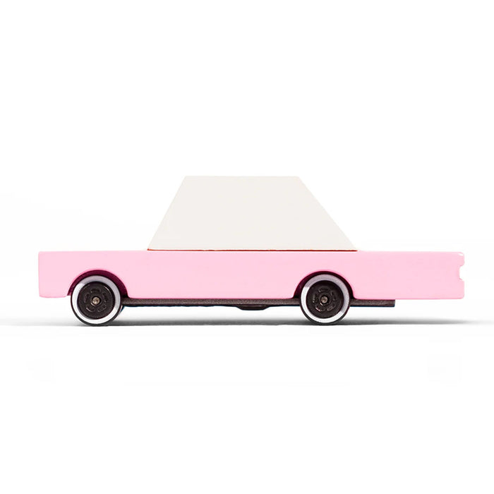 CandyLab Candycar Pink Wooden Vehicle