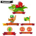 Piratix King Croc & Captain Jawcrush Figure