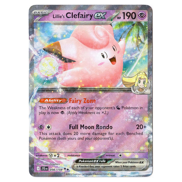 Lillie's Clefairy ex #056/159 Pokémon SV09: Journey Together — Booghe