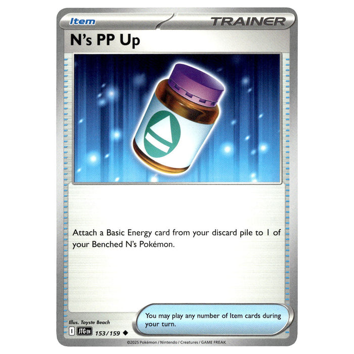 N's PP Up #153/159 Pokémon SV09: Journey Together