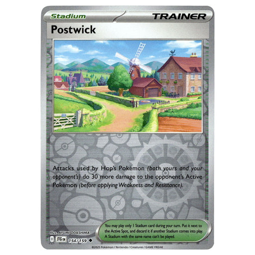 Postwick #154/159 Pokémon SV09: Journey Together Reverse Holo