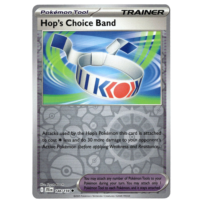 Hop's Choice Band #148/159 Pokémon SV09: Journey Together Reverse Holo
