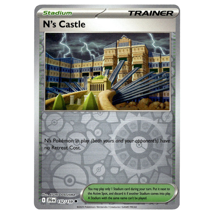 N's Castle #152/159 Pokémon SV09: Journey Together Reverse Holo