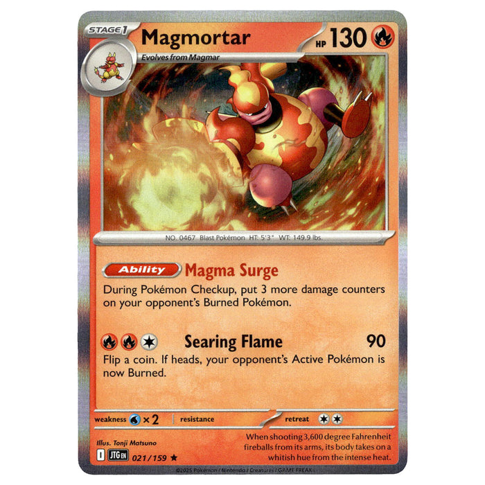 Magmortar #021/159 Pokémon SV09: Journey Together