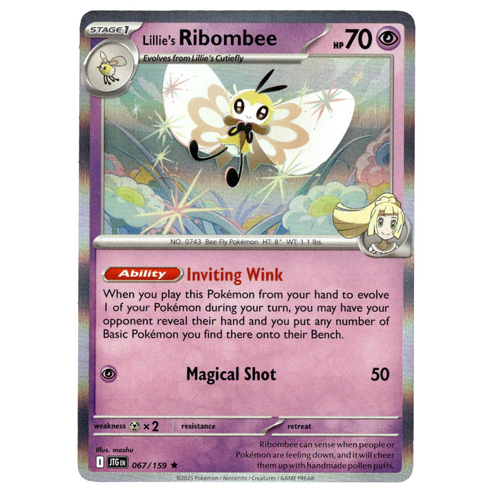 Lillie's Ribombee #067/159 Pokémon SV09: Journey Together