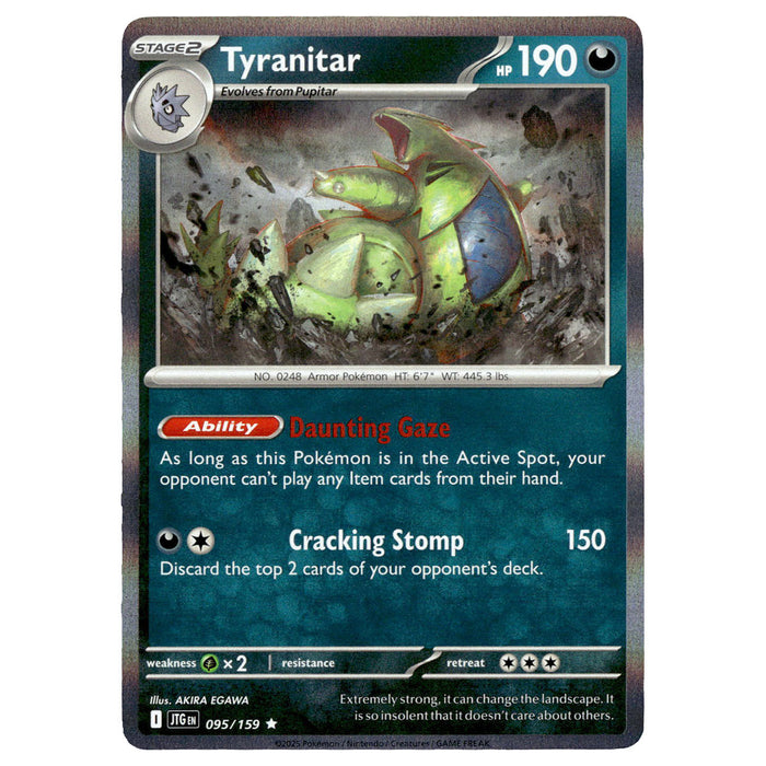 Tyranitar #095/159 Pokmon SV09: Journey Together Booghe Tyranitar #095/159 Pokmon SV09: Journey Together Booghe