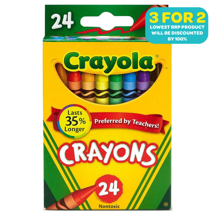 Crayola Coloured Crayons (24 Pack)