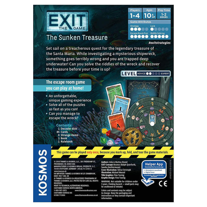 EXIT: The Sunken Treasure Escape Room Game