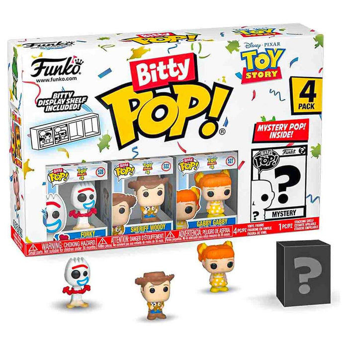 Funko Bitty Pop! Disney: Toy Story Mini Figures Series 1 (4 Pack)