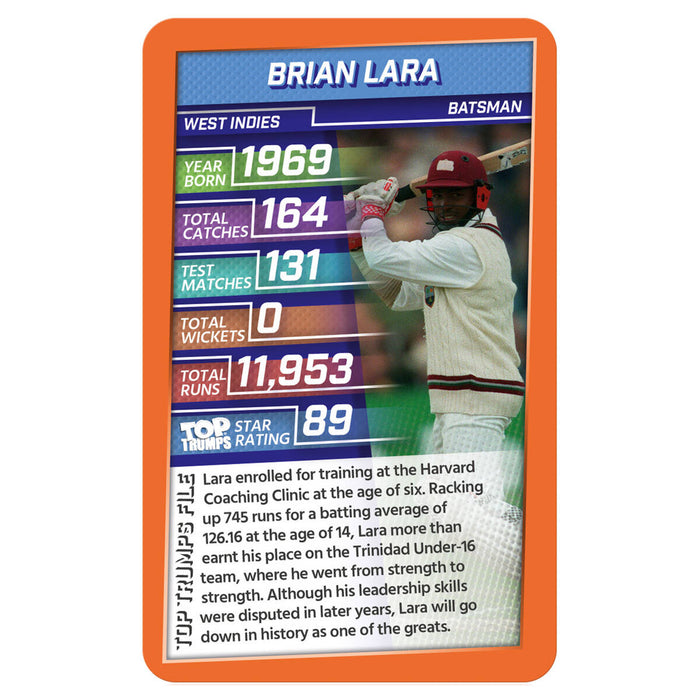Legends Of Cricket Top Trumps Card Game