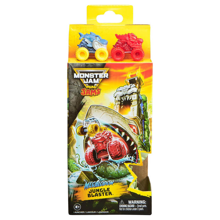 Hiot Wheels Monster Jam Megalodon Jungle Blaster Playset