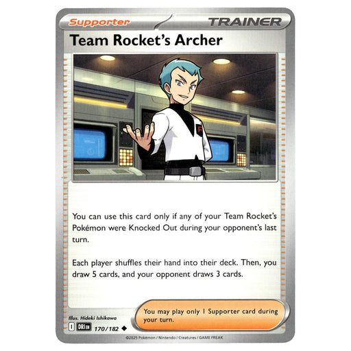 Team Rocket's Archer #170/182 Pokémon SV10: Destined Rivals