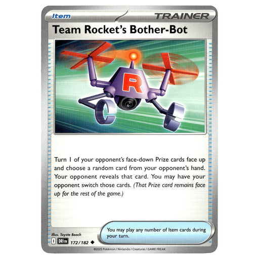 Team Rocket's Bother-Bot #172/182 Pokémon SV10: Destined Rivals