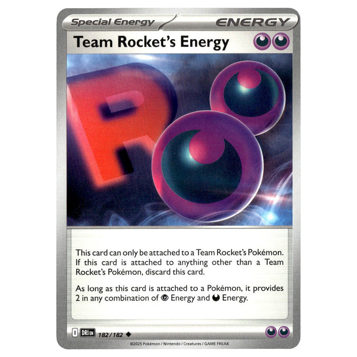 Team Rocket's Energy #182/182 Pokémon SV10: Destined Rivals
