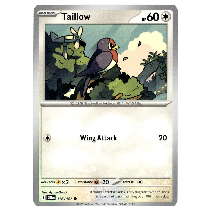 Taillow #156/182 Pokémon SV10: Destined Rivals