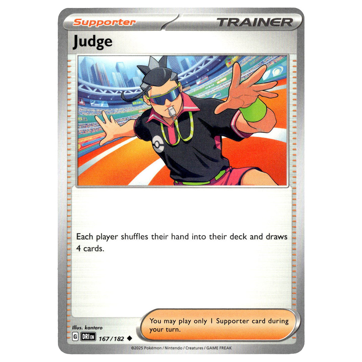 Judge #167/182 Pokémon SV10: Destined Rivals — Booghe