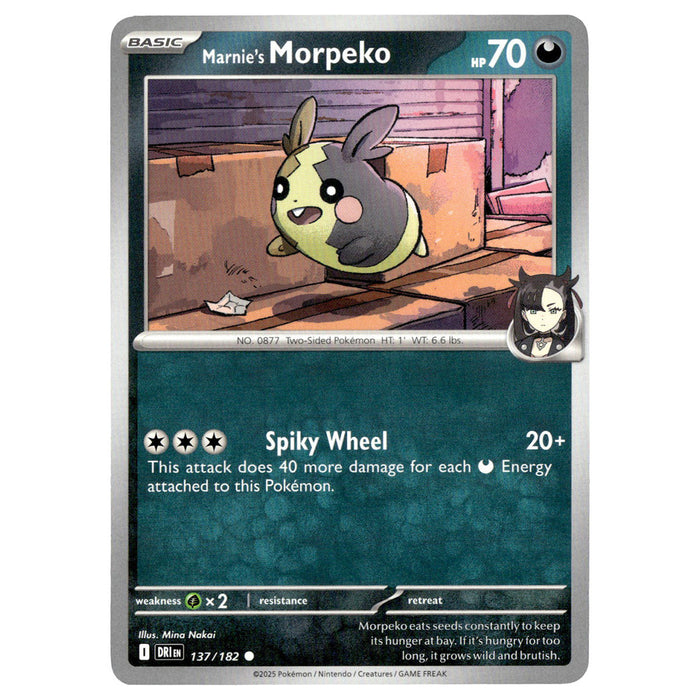 Marine's Morpeko #137/182 Pokémon SV10: Destined Rivals