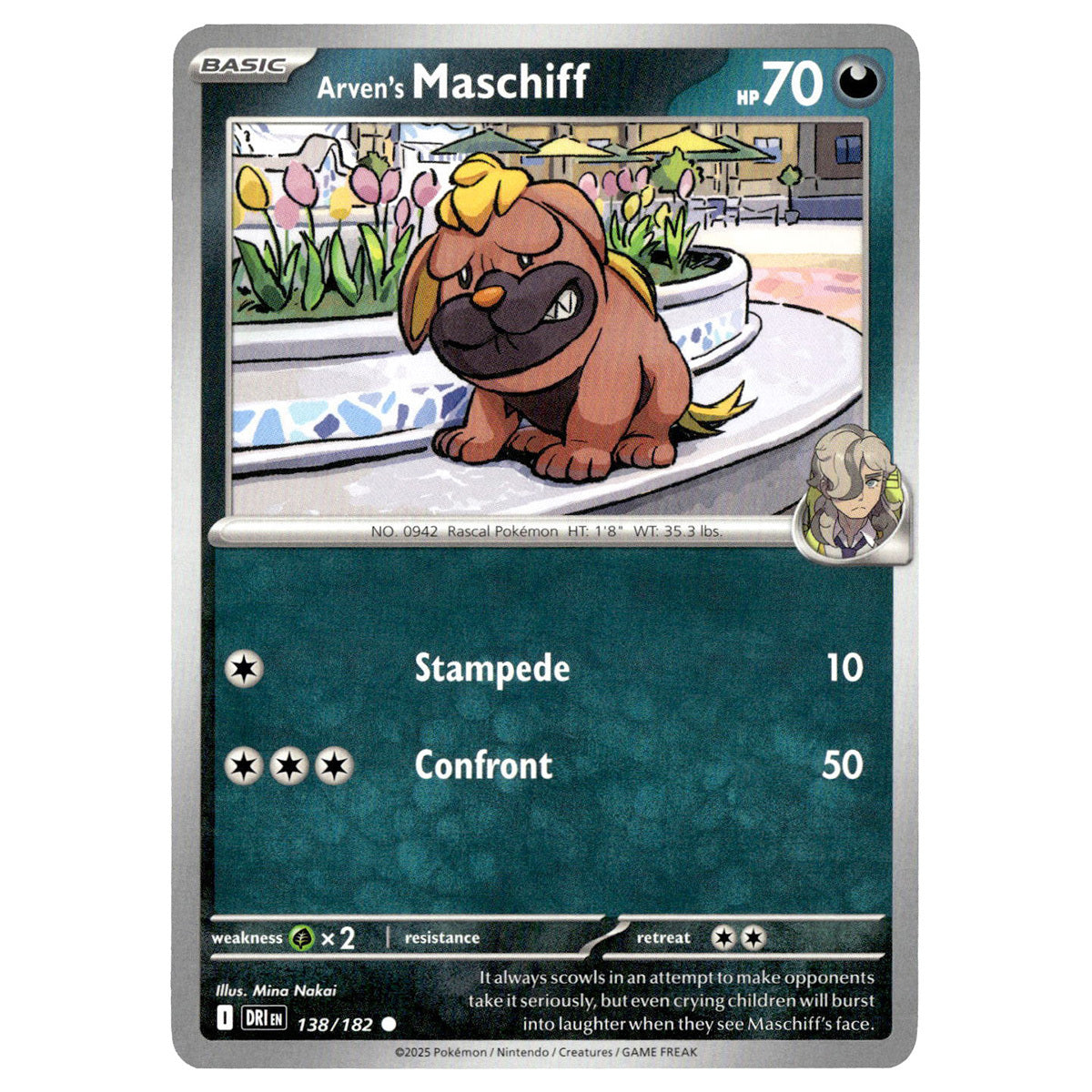 Arven's Maschiff #138/182 Pokmon SV10: Destined Rivals Booghe Arven's Maschiff #138/182 Pokmon SV10: Destined Rivals Booghe