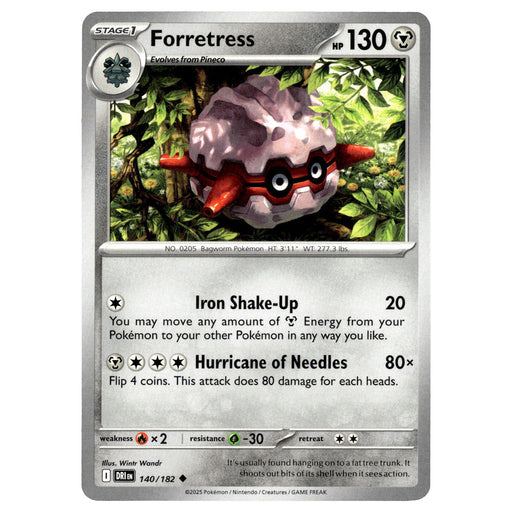 Forretress #140/182 Pokémon SV10: Destined Rivals
