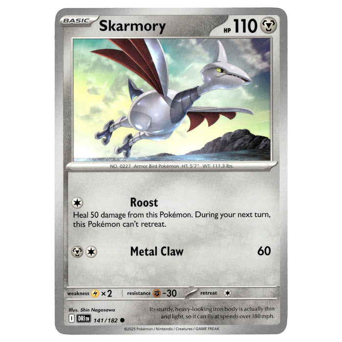 Skarmory #141/182 Pokmon SV10: Destined Rivals Booghe Skarmory #141/182 Pokmon SV10: Destined Rivals Booghe
