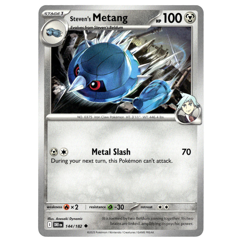 Steven's Metang #144/182 Pokémon SV10: Destined Rivals — Booghe