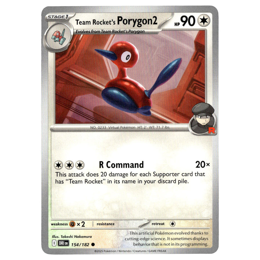 Team Rocket's Porygon2 #154/182 Pokémon SV10: Destined Rivals — Booghe