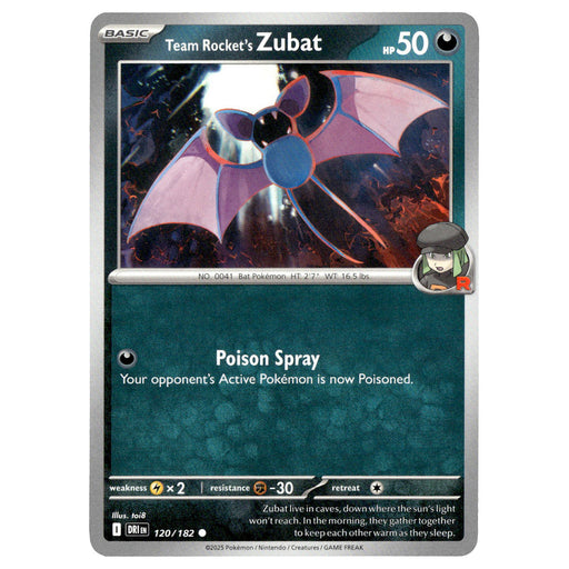 Team Rocket's Zubat #120/182 Pokémon SV10: Destined Rivals