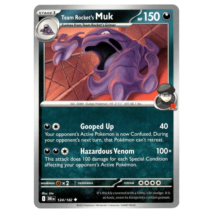 Team Rocket's Muk #124/182 Pokémon SV10: Destined Rivals